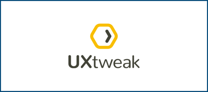 UXtweak logo for Crazy Egg UXtweak review.