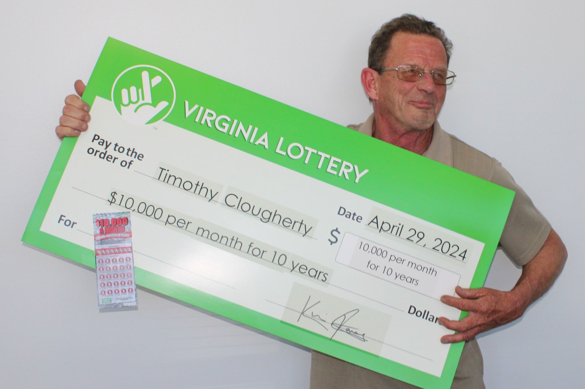 Virginia Man Wins $1M With Lucky Penny on Scratch-Off
