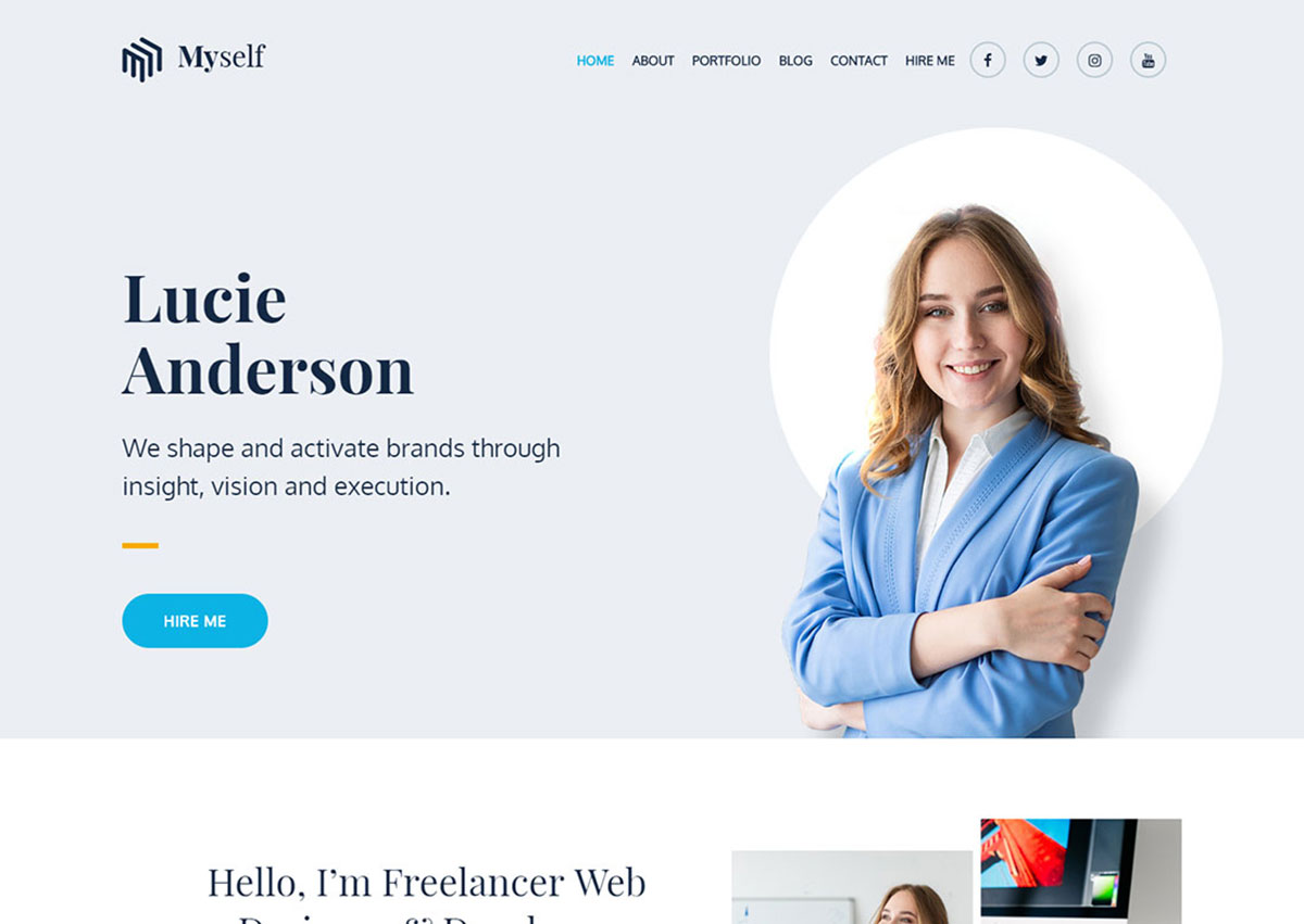 17 Best Free Personal WordPress Themes (2024)