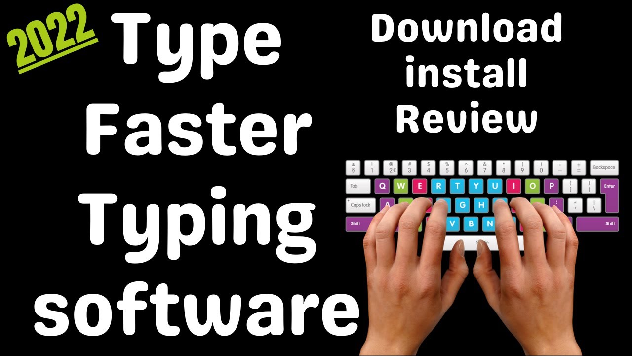 How to Type faster typing software || How to Download install Use ...