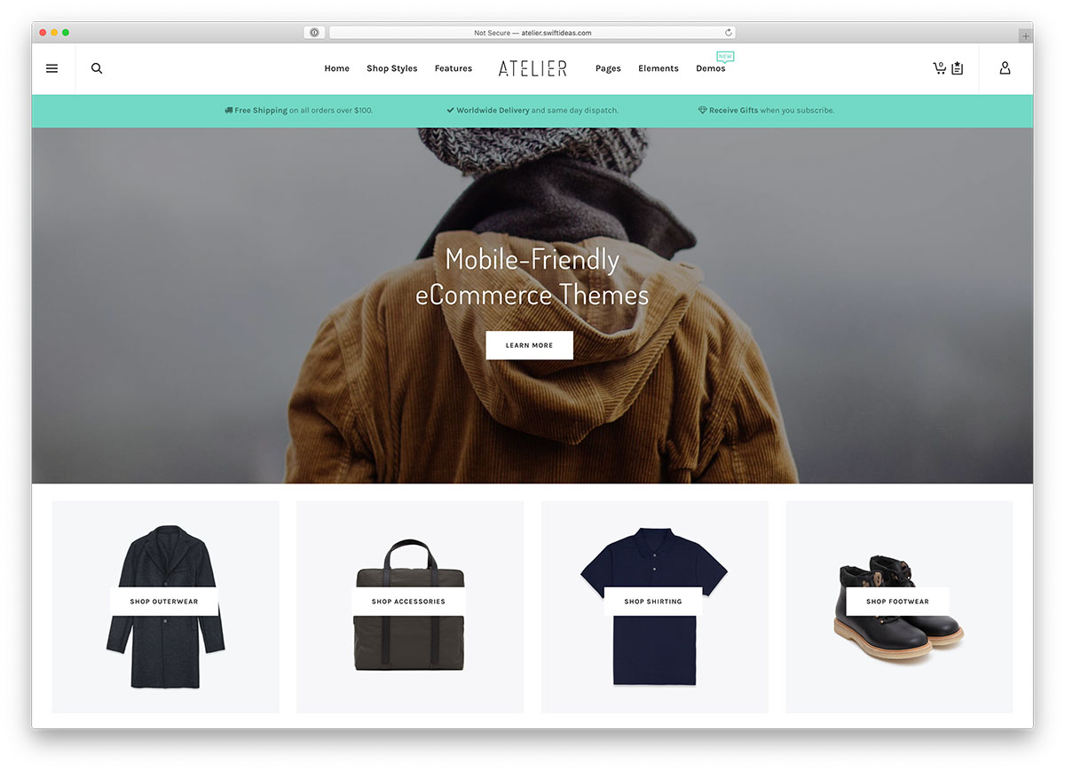 20 Best Mobile Friendly eCommerce Themes 2025